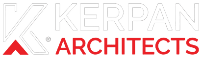 Kerpan Architects logo with stylized K
