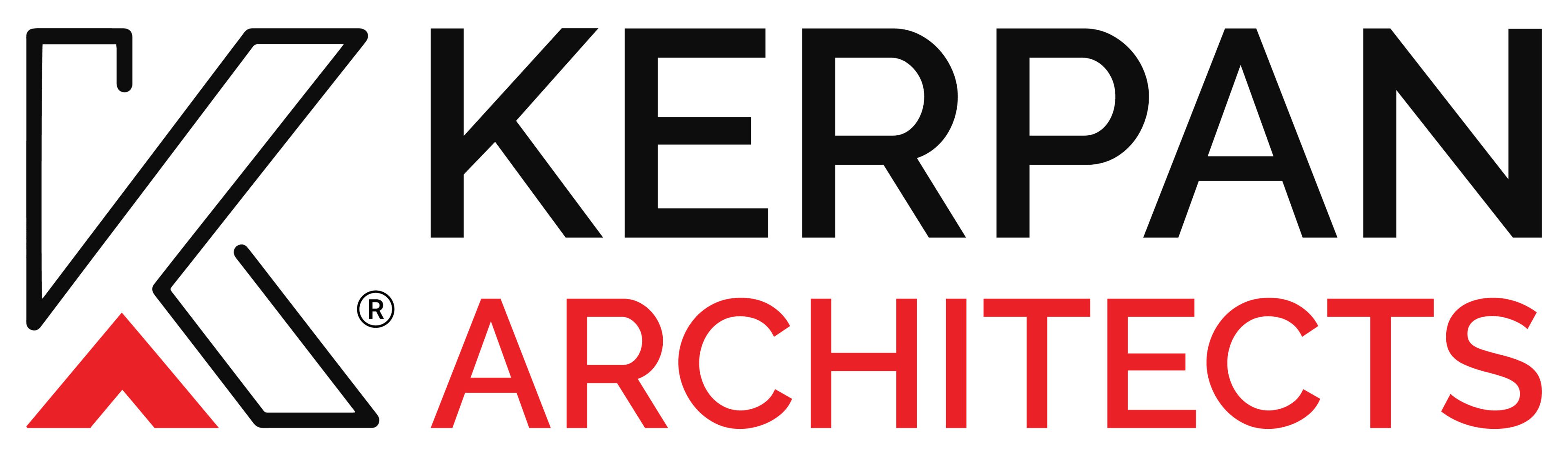 Kerpan Architects logo with stylized K